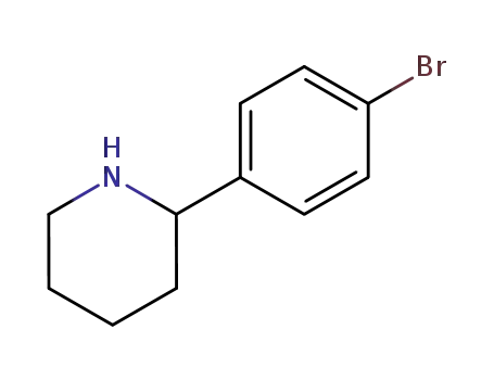 Molecular Structure of 383128-14-1 (2-(4-BROMO-PHENYL)-PIPERIDINE)