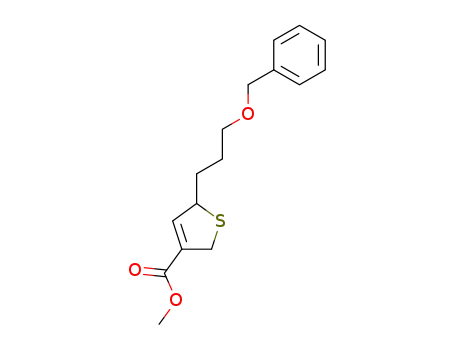 3-Thiophenecarboxylic acid, 2,5-dihydro-5-[3-(phenylmethoxy)propyl]-,
methyl ester