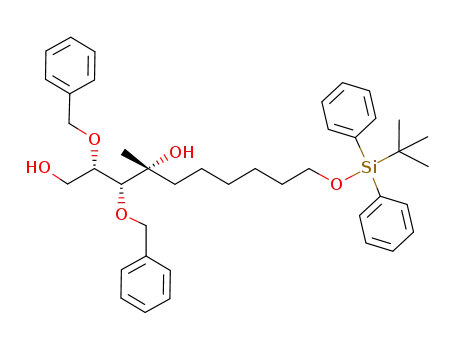 (2S,3R,4R)-2,3-bis(benzyloxy)-10-t-butyldiphenylsiloxy-4-methyldecane-1,4-diol