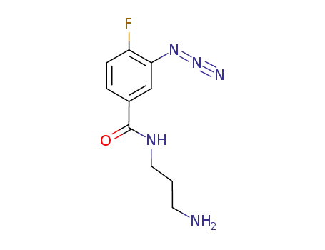 N-(3-aminopropyl)-3-azido-4-fluorobenzamide