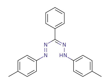 Molecular Structure of 56156-42-4 (Diazene, (4-methylphenyl)[[(4-methylphenyl)hydrazono]phenylmethyl]-,
(Z,E)-)