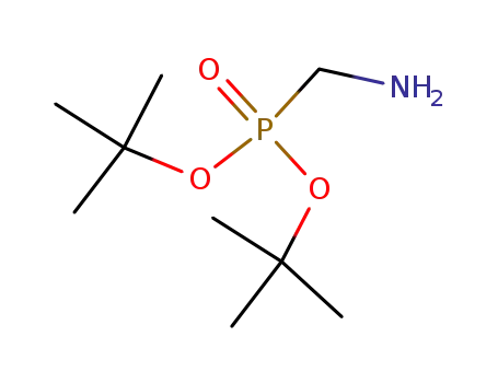 Molecular Structure of 178676-12-5 (Phosphonic acid, (aminomethyl)-, bis(1,1-dimethylethyl) ester)