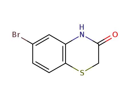 Molecular Structure of 98434-22-1 (6-BroMo-2H-1,4-benzothiazin-3(4H)-one, 97%)