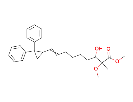(E)-9-(2,2-Diphenyl-cyclopropyl)-3-hydroxy-2-methoxy-2-methyl-non-8-enoic acid methyl ester