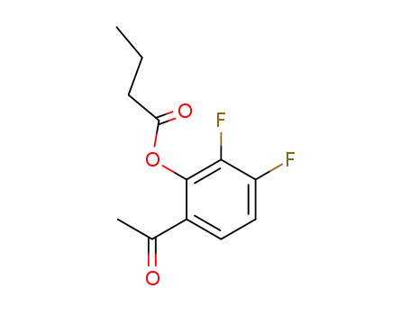 Butanoic acid, 6-acetyl-2,3-difluorophenyl ester