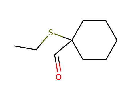 Cyclohexanecarboxaldehyde, 1-(ethylthio)-