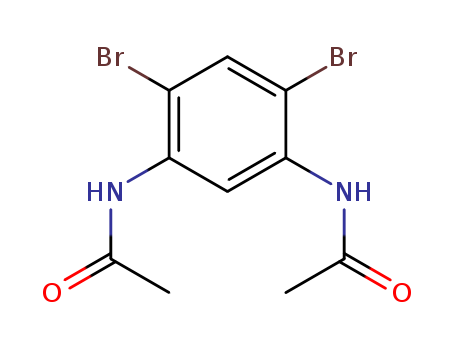 1,3-dibromo-4,6-bis(acetamido)benzene