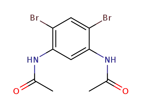 Molecular Structure of 132530-67-7 (1,3-dibromo-4,6-bis(acetamido)benzene)