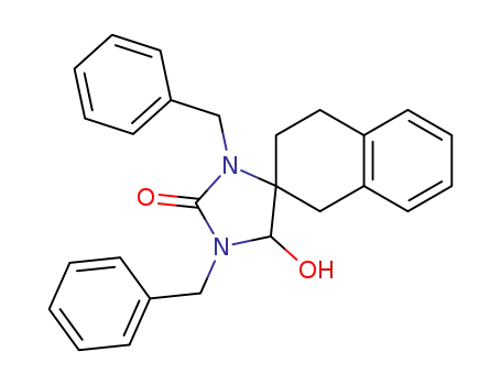 Molecular Structure of 905278-35-5 (1,3-dibenzyl-4-hydroxyspiro(imidazolidine-5,2'-tetraline)-2-one)