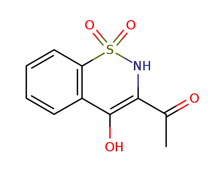 1-(4-hydroxy-1,1-dioxo-1,2-dihydro-1λ<sup>6</sup>-benzo[e][1,2]thiazin-3-yl)-ethanone