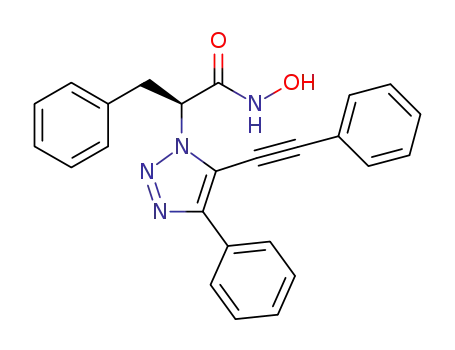 (S)-N-hydroxy-3-phenyl-2-(4-phenyl-5-(phenylethynyl)-1H-1,2,3-triazol-1-yl)propanamide
