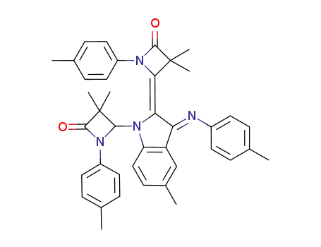 (Z)-4-((E)-1-(3,3-DIMETHYL-4-OXO-1-P-TOLYLAZETIDIN-2-YL)-5-METHYL-3-(P-TOLYLIMINO)INDOLIN-2-YLIDENE)-3,3-DIMETHYL-1-P-TOLYLAZETIDIN-2-ONE