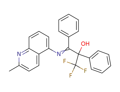 β-[(2-methylquinolin-5-yl)imino]-α-phenyl-α-(trifluoromethyl)benzeneethanol