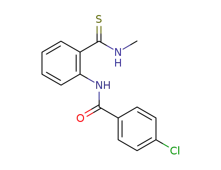 Benzamide, 4-chloro-N-[2-[(methylamino)thioxomethyl]phenyl]-