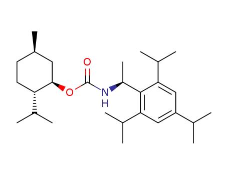 Molecular Structure of 926622-51-7 (Methanol,
1-[[(1R,2S,5R)-5-methyl-2-(1-methylethyl)cyclohexyl]oxy]-1-[[(1S)-1-[2,4,
6-tris(1-methylethyl)phenyl]ethyl]amino]-)