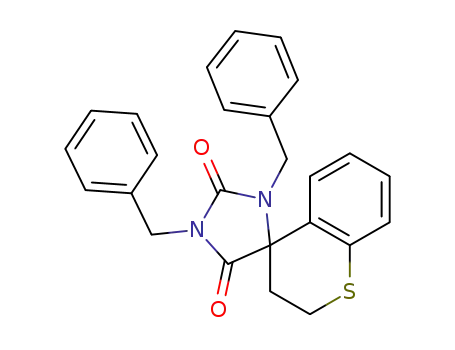 Molecular Structure of 905278-26-4 (1,3-dibenzylspiro(imidazolidine-5,4'-thiochromane)-2,4-dione)