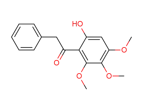 Ethanone, 1-(6-hydroxy-2,3,4-trimethoxyphenyl)-2-phenyl-