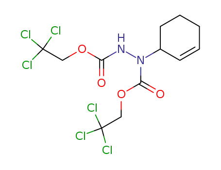 1-(2-cyclohexen-1-yl)-1,2-hydrazinedicarboxylic acid bis(2,2,2-trichloroethyl) ester