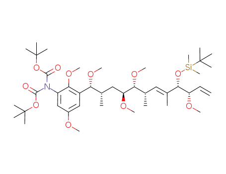 Molecular Structure of 922166-95-8 (C<sub>43</sub>H<sub>75</sub>NO<sub>11</sub>Si)