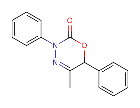 2H-1,3,4-Oxadiazin-2-one, 3,6-dihydro-5-methyl-3,6-diphenyl-