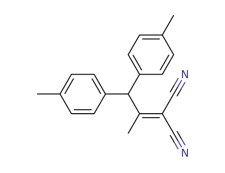 2-methyl-3,3-bis(4-methylphenyl)prop-1-ene-1,1-dicarbonitrile
