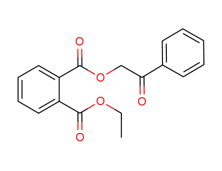 Molecular Structure of 914930-45-3 (o-phthalic acid 1-ethyl ester 2-(2-oxo-2-phenylethyl) ester)