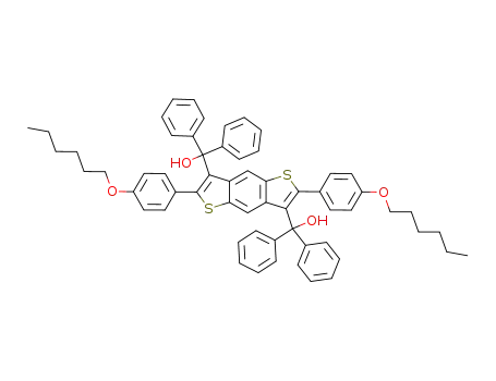 [2,6-Bis-(4-hexyloxy-phenyl)-7-(hydroxy-diphenyl-methyl)-benzo[1,2-b;4,5-b']dithiophen-3-yl]-diphenyl-methanol