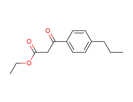 Molecular Structure of 51725-84-9 (ethyl 3-oxo-3-(4-propylphenyl)propanoate)
