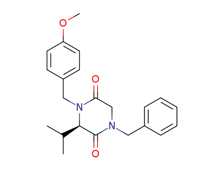 (R)-1-Benzyl-3-isopropyl-4-(4-methoxy-benzyl)-piperazine-2,5-dione