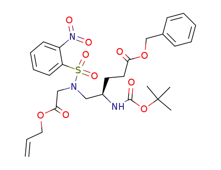 Boc-Glu(γ-OBzl)ψ[CH2N(o-NBS)]Gly(OAll)