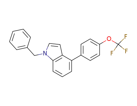 1-benzyl-4-(4-(trifluoromethoxy)phenyl)-1H-indole