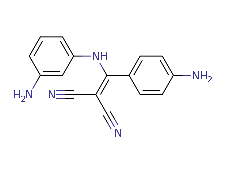 Molecular Structure of 439385-19-0 ([(m-aminophenylamino)-4-aminophenylmethylidene]propanedinitrile)