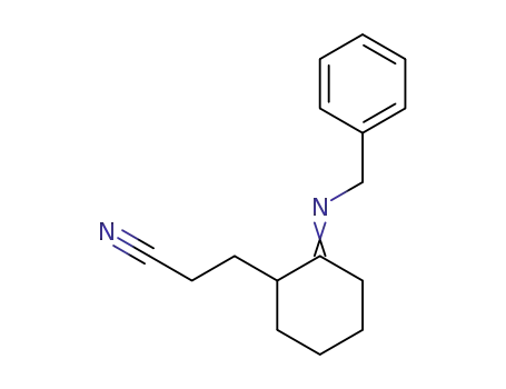 1-benzylimino-2-(β-cyanoethyl)cyclohexane