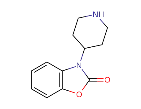 Molecular Structure of 215878-20-9 (3-(4-PIPERIDINYL)-1,3-BENZOXAZOL-2(3H)-ONE)