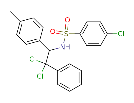Benzenesulfonamide,
4-chloro-N-[2,2-dichloro-1-(4-methylphenyl)-2-phenylethyl]-