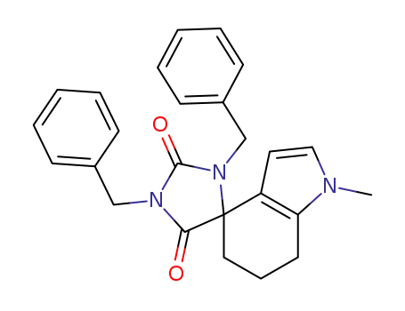 5'H-1,3-dibenzyl-6',7'-dihydro-1'-methylspiro(imidazolidin-5,4'-indole)-2,4-dione