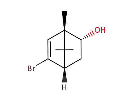Molecular Structure of 603966-42-3 (Bicyclo[2.2.1]hept-5-en-2-ol, 5-bromo-1,7,7-trimethyl-, (1S,2R,4S)-)