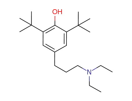 Molecular Structure of 782442-44-8 (Phenol, 4-[3-(diethylamino)propyl]-2,6-bis(1,1-dimethylethyl)-)