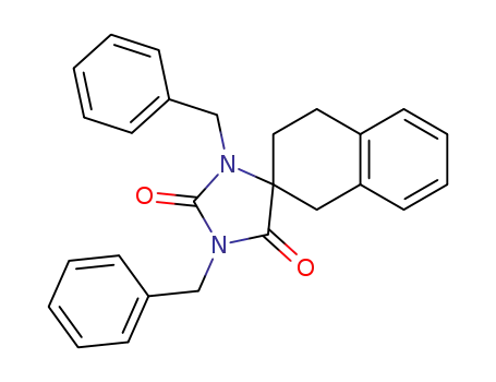 1,3-dibenzylspiro(imidazolidine-5,2'-tetraline)-2,4-dione
