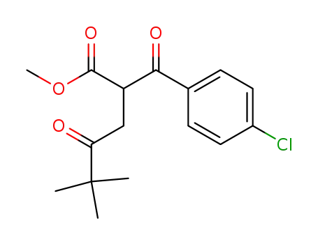 1-(p-chlorophenyl)-2-(methoxycarbonyl)-5,5-dimethyl-1,4-hexanedione