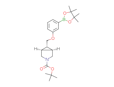 (1R,5S,6R)-tert-butyl 6-((3-(4,4,5,5-tetramethyl-1,3,2-dioxaborolan-2-yl)phenoxy)methyl)-3-aza-bicyclo[3.1.0]hexane-3-carboxylate