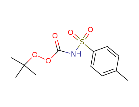 Molecular Structure of 19618-96-3 (Carbamoperoxoic acid, [(4-methylphenyl)sulfonyl]-, 1,1-dimethylethyl
ester)