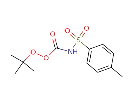 Molecular Structure of 19618-96-3 (Carbamoperoxoic acid, [(4-methylphenyl)sulfonyl]-, 1,1-dimethylethyl
ester)
