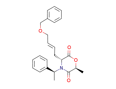 (3R,6S)-3-(4'-benzyloxy-(2'E)-butenyl)-6-methyl-4-[(S)-phenethyl]-morpholine-2,5-dione