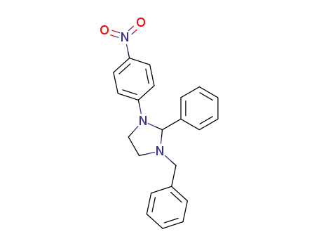 Imidazolidine, 1-(4-nitrophenyl)-2-phenyl-3-(phenylmethyl)-