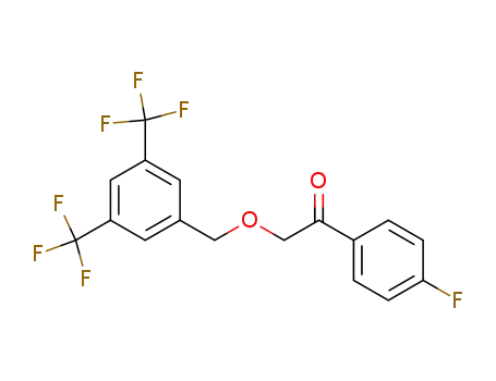 Ethanone, 2-[[3,5-bis(trifluoromethyl)phenyl]methoxy]-1-(4-fluorophenyl)-