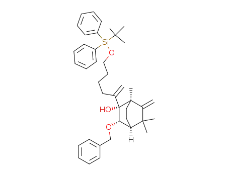 (1R,2R,3S,4S)-2-{1-[4-(tert-butyldiphenylsilyloxy)butyl]vinyl}-1,5,5-trimethyl-6-methylene-3-(phenylmethoxy)bicyclo[2.2.2]octan-2-ol