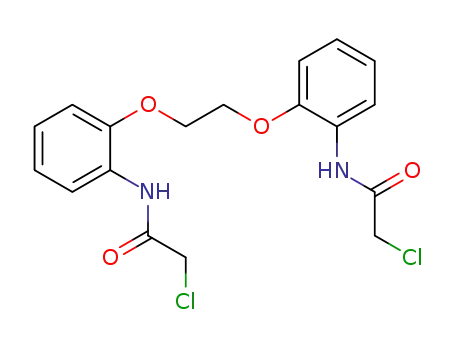 Molecular Structure of 773896-18-7 (1,2-bis(o-chloroacetamidophenoxy)ethane)