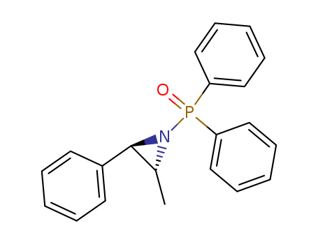 Phosphine oxide, (2-methyl-3-phenyl-1-aziridinyl)diphenyl-, trans- (8CI) cas  27278-94-0