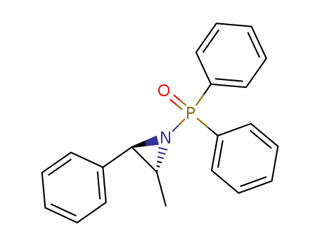 Molecular Structure of 27278-94-0 (1-(diphenylphosphoryl)-2-methyl-3-phenylaziridine)